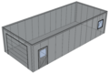 Platdak loods/ garage 5x12m | Goothoogte 3m | Vanaf € 31.033,- excl. BTW
