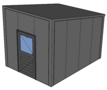 Lessenaarsdak loods/ berging 4x3m | Nokhoogte 3m | Vanaf € 11.050,- excl. BTW