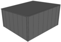 Lessenaarsdak loods/ garage 6x7m| Nokhoogte 3m | Vanaf € 20.109,- excl. BTW