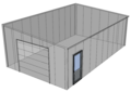 Lessenaarsdak loods/ garage 6x10m| Nokhoogte 3m | Vanaf € 23.397,- excl. BTW