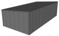 Lessenaarsdak loods/ garage 6x12m| Nokhoogte 3m | Vanaf € 25.589,- excl. BTW