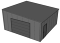 Lessenaarsdak loods/ garage 7x7m| Nokhoogte 3m | Vanaf € 21.306,- excl. BTW