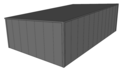 Lessenaarsdak loods/ garage 7x12m| Nokhoogte 3m | Vanaf € 27.336,- excl. BTW