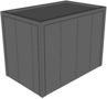 Platdak berging 2,5x4m | Groothoogte 3m | Vanaf € 7.035,- incl. BTW